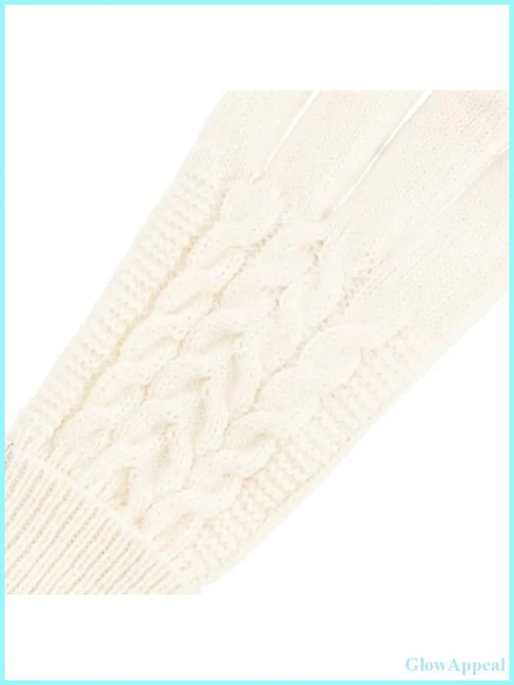 Womens Touchscreen Cable Knit Sherpasoft Gloves with Fleece Lining
